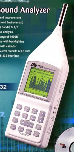 TES-1358 即时音频分析仪
