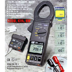 TES-3063 三相钳形功率表