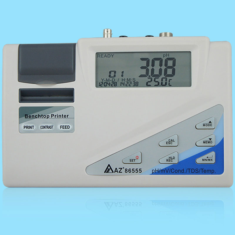 AZ86555 五合一台式水质检测仪带打印